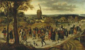 Il corteo nuziale da Pieter the Younger Brueghel