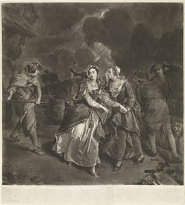 Attrice Susannah Maria Cibber nel ruolo di Cordelia