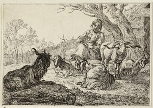 La dea tra le capre e le pecore