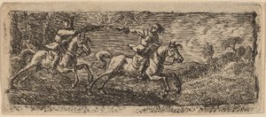 Due cavalieri che combattono