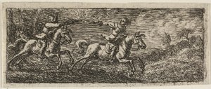 Due cavalieri in lotta
