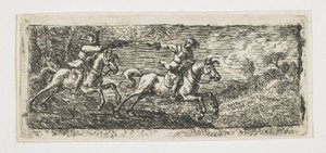 Due cavalieri che combattono