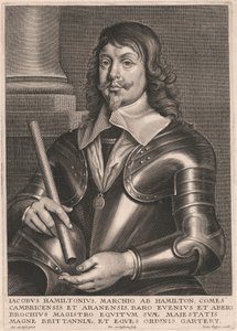Jacobus Hamiltonius, marchio AB Hamilton, Comes Cambricensis et Aranensis da Pieter van Lisebetten