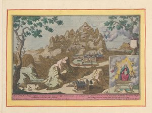 Vista del monte Montserrat da Pieter van den Berge