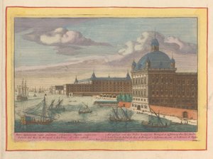 Veduta del Palazzo Reale di Lisbona da Pieter van den Berge