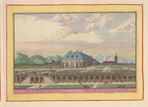 Palazzo di caccia Zarzuela fuori Madrid da Pieter van den Berge