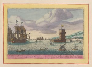 Torre di Belém nel fiume Tago da Pieter van den Berge