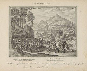 Abramo e il re di Sodoma da Pieter van der Borcht (I)