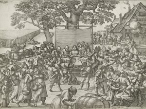 Matrimonio contadino da Pieter van der Borcht (I)