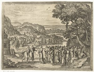Cristo risponde ai discepoli di Giovanni da Pieter van der Borcht (I)