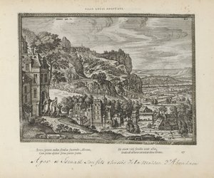 Paesaggio con la cacciata di Agar e Ismaele da parte di Abramo