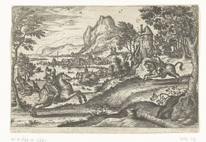 Paesaggio con due cavalieri da Pieter van der Borcht (I)