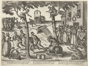 Gioco della tinozza (gioco delle scimmie) da Pieter van der Borcht (I)