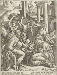 Adorazione dei pastori da Pieter van der Heyden