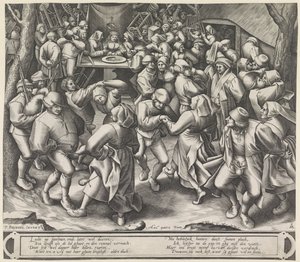 Danza al matrimonio contadino da Pieter van der Heyden