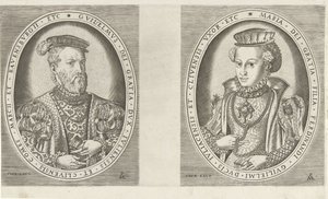 Ritratti di Guglielmo II, duca di Gheldria, e di Maria d
