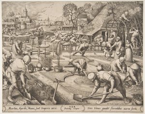 Primavera da Le Stagioni, 1570 da Pieter van der Heyden