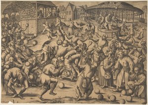 La festa dei folli, dopo il 1570 da Pieter van der Heyden