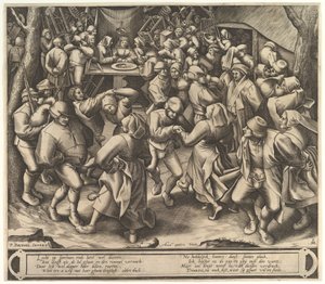 La danza nuziale del contadino da Pieter van der Heyden