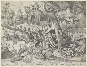 Lussuria (De zeven hoofdzonden) da Pieter van der Heyden