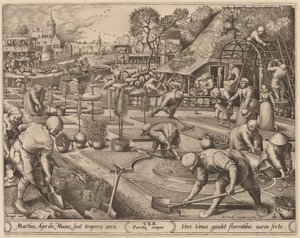 Primavera da Pieter van der Heyden after Pieter Bruegel the Elder