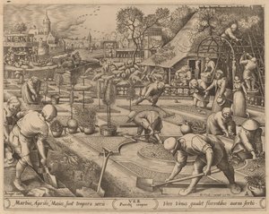 Primavera da Pieter van der Heyden after Pieter Bruegel the Elder
