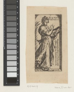 Personificazione femminile della virtù (?) da Pieter van der Keere