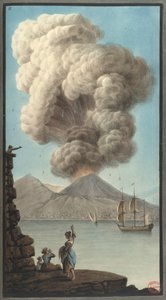 Eruzione mattutina del Vesuvio, da 