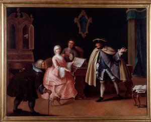La lezione di musica da Pietro (after) Longhi