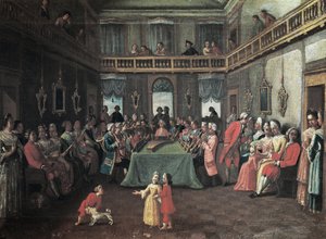 Concerto in una casa privata da Pietro (school of) Longhi