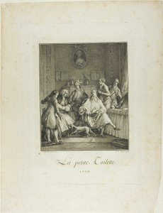 La piccola toilette, dal Monument du Costume Physique et Moral de la fin du Dix-huitième siècle