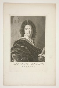 Ritratto di Hyacinthe Rigaud da Pietro Antonio Pazzi