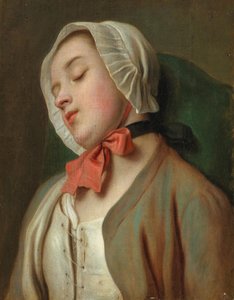 Giovane donna dormiente da Pietro Antonio Rotari