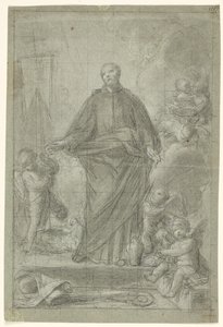 San Gaetano di Thiene (?) circondato da putti da Pietro Antonio de Pietri