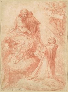La visione di Simon Stock da Pietro Antonio de Pietri