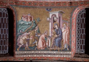 Adorazione dei Magi, mosaico dell