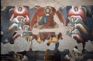 Il Giudizio Universale Cristo trionfante. (Dettaglio)