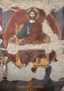 Il Giudizio Universale: Cristo trionfante. (dettaglio)