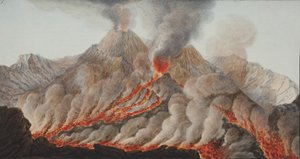 Tavola X da Campi Phlegraei: Osservazioni sui vulcani delle due Sicilie di William Hamilton, 1776