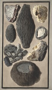 Campioni di materia vulcanica, da 