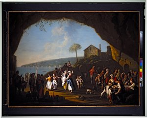 Tarantella a Mergellina, senza data da Pietro Fabris