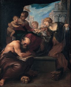 Il matrimonio mistico di Santa Caterina, 1595-1599
