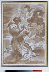 La Vergine che affida il Bambino Gesù a San Francesco d