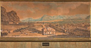 Veduta della Villa Favorita e del Palazzo Cinese da Pietro Junior Martorana