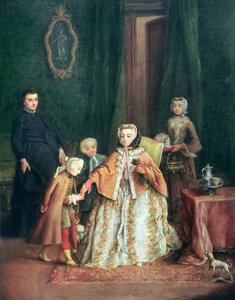 Baciando la mano da Pietro Longhi