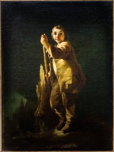 Pastore in piedi, 1740 circa (olio su tela) da Pietro Longhi