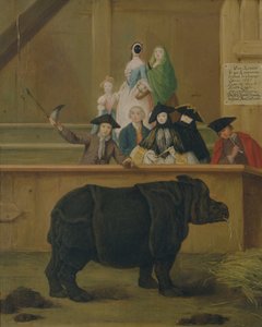 Il rinoceronte, 1751 da Pietro Longhi