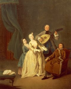 Il concerto o la famiglia in concerto da Pietro Longhi