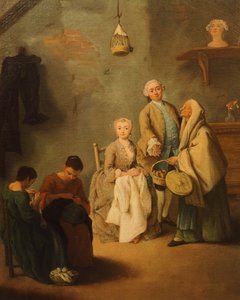 Il venditore di bussolai da Pietro Longhi