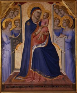 Madonna col Bambino in trono con angeli